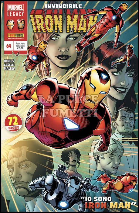 IRON MAN #    64 - INVINCIBILE IRON MAN - MARVEL LEGACY